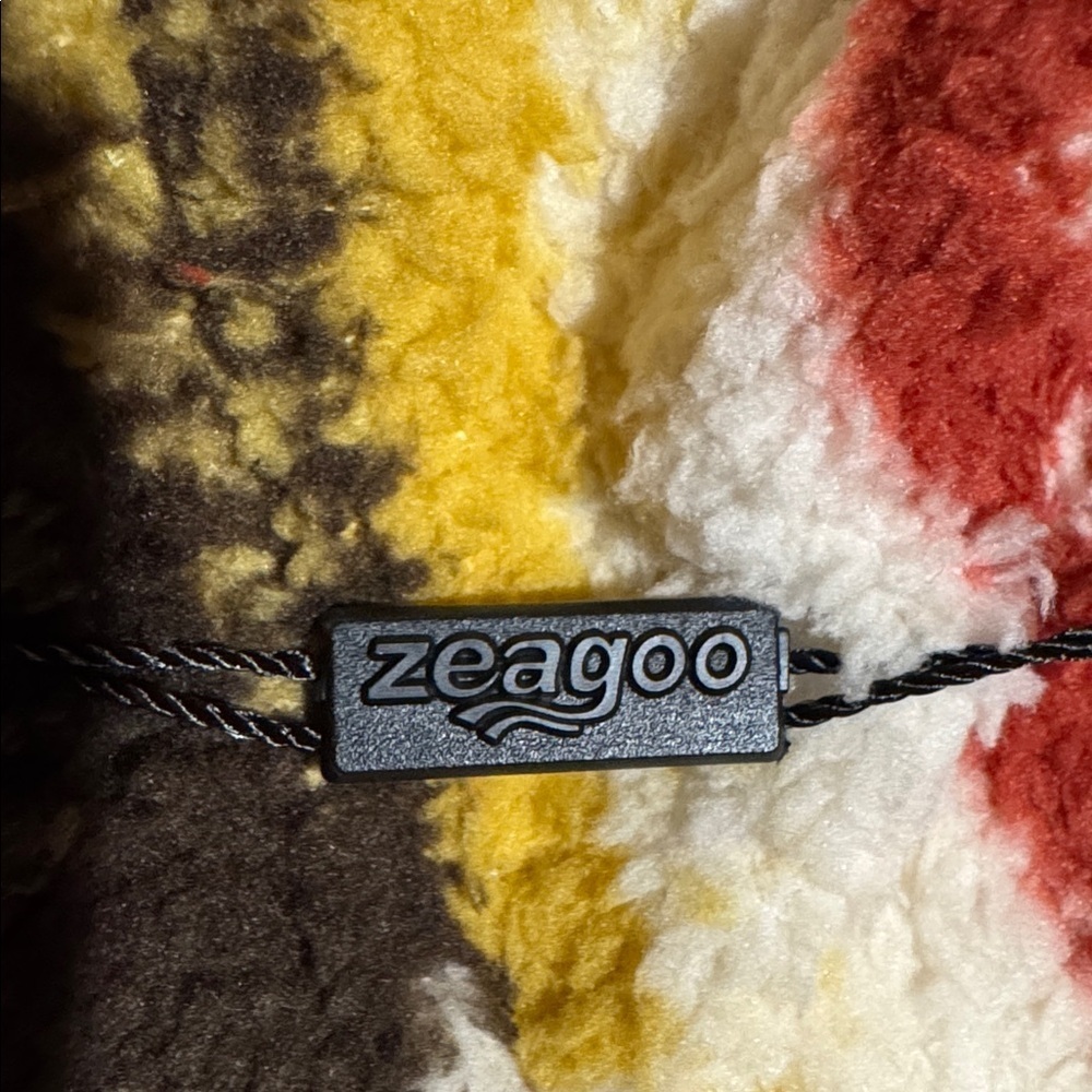 Zeagoo Tribal Pattern Jacket - Red, Yellow, Brown - Picture 15 of 16